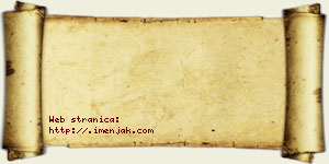 Jovana Jerotić vizit kartica